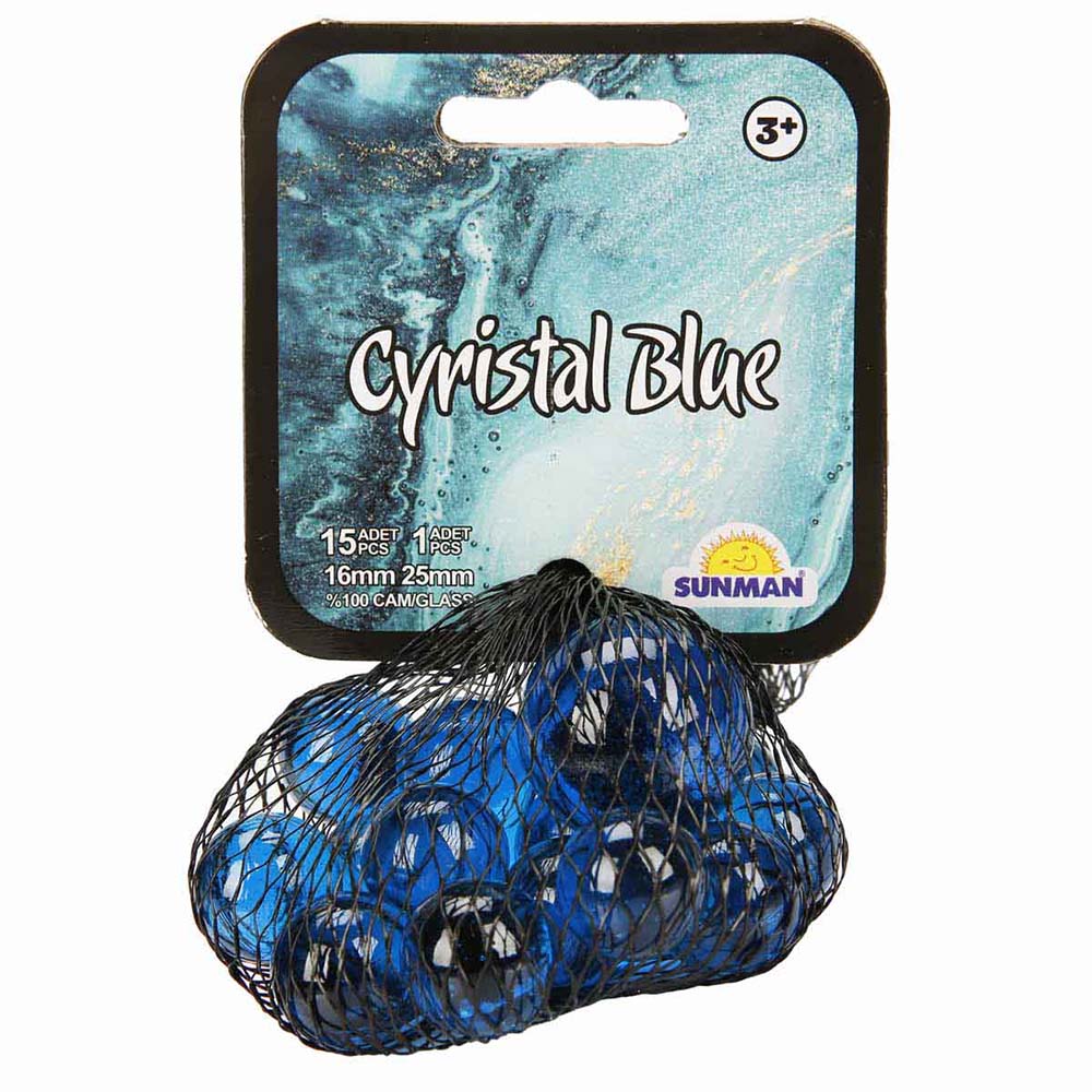 SUNMAN 2997 MARBLE CYRSTAL BLUE 15+1 IN NET